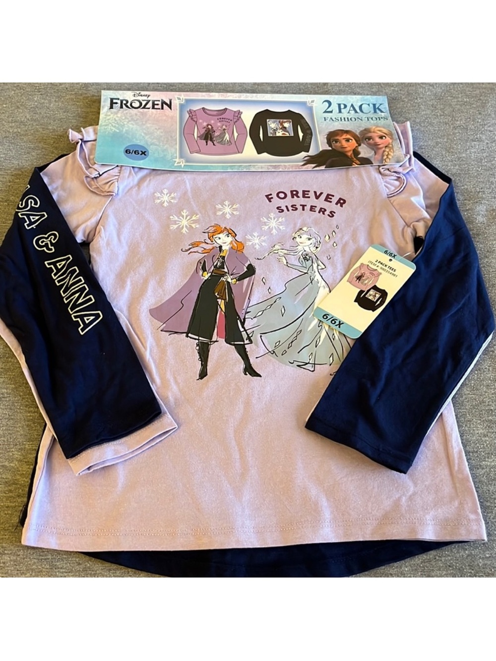 Disney Frozen 2-Pack Long Sleeve T-Shirts